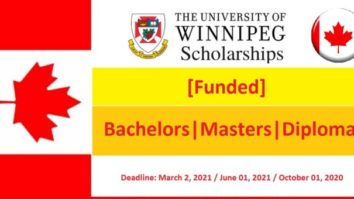 President Scholarship at University of Winnipeg in Canada 2021-2022