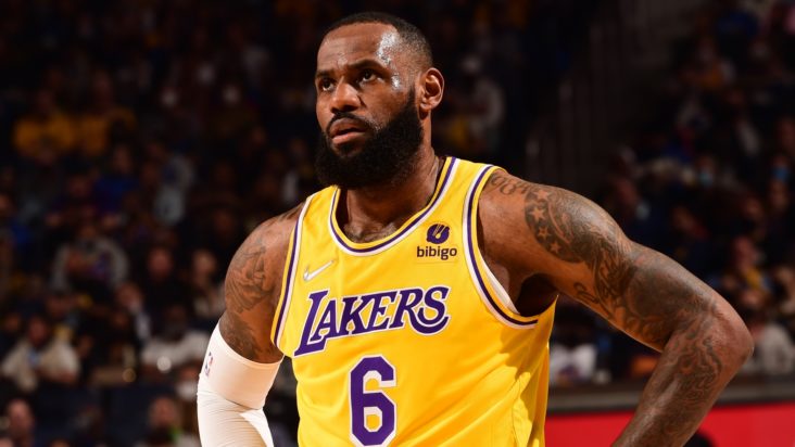 Lebron James Salary 2024 Newshub360 Net   LeBron James Los Angeles Lakers 732x412 