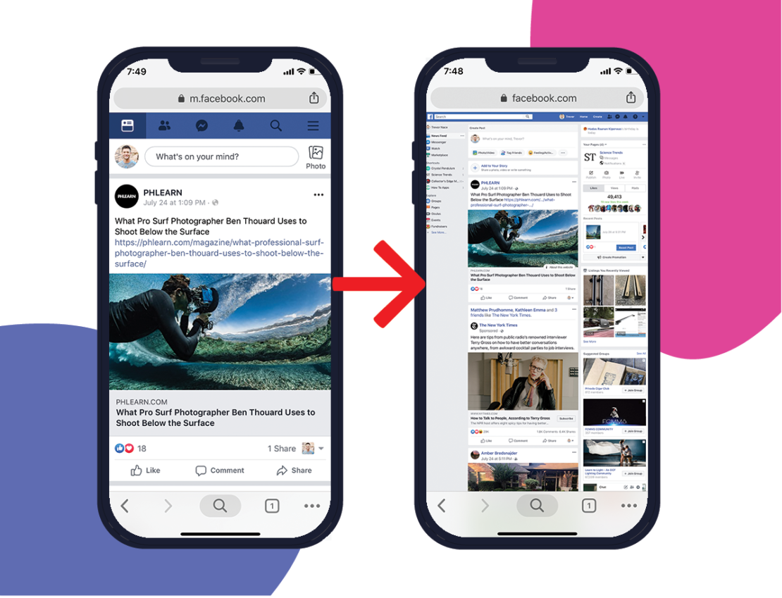 How to Use the Full Facebook Desktop Site on Mobile 2024