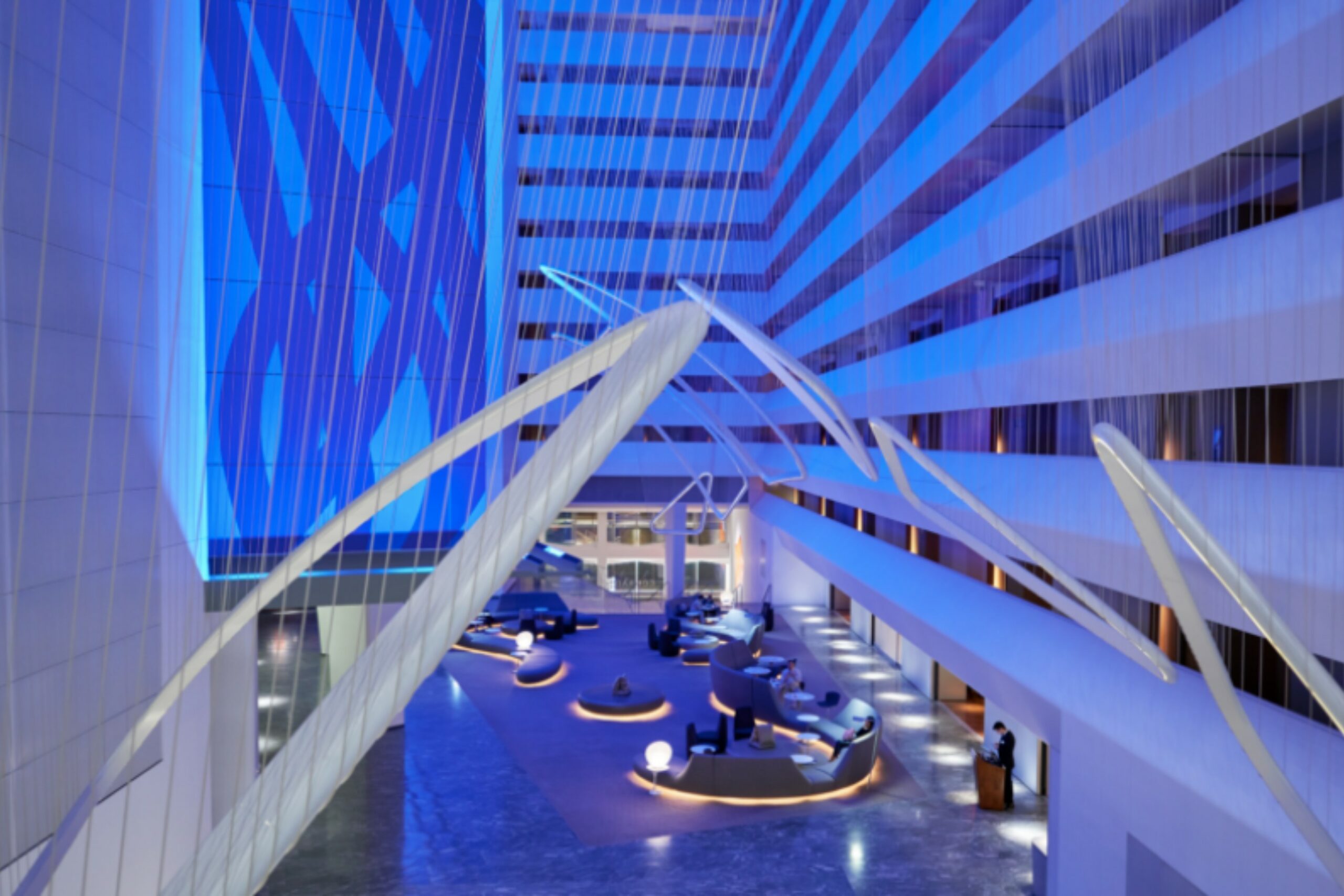 7 Best Hilton Hotels In New York City 2024 Newshub360 Net   1637686902289 Atrium Lobby 1 Scaled 